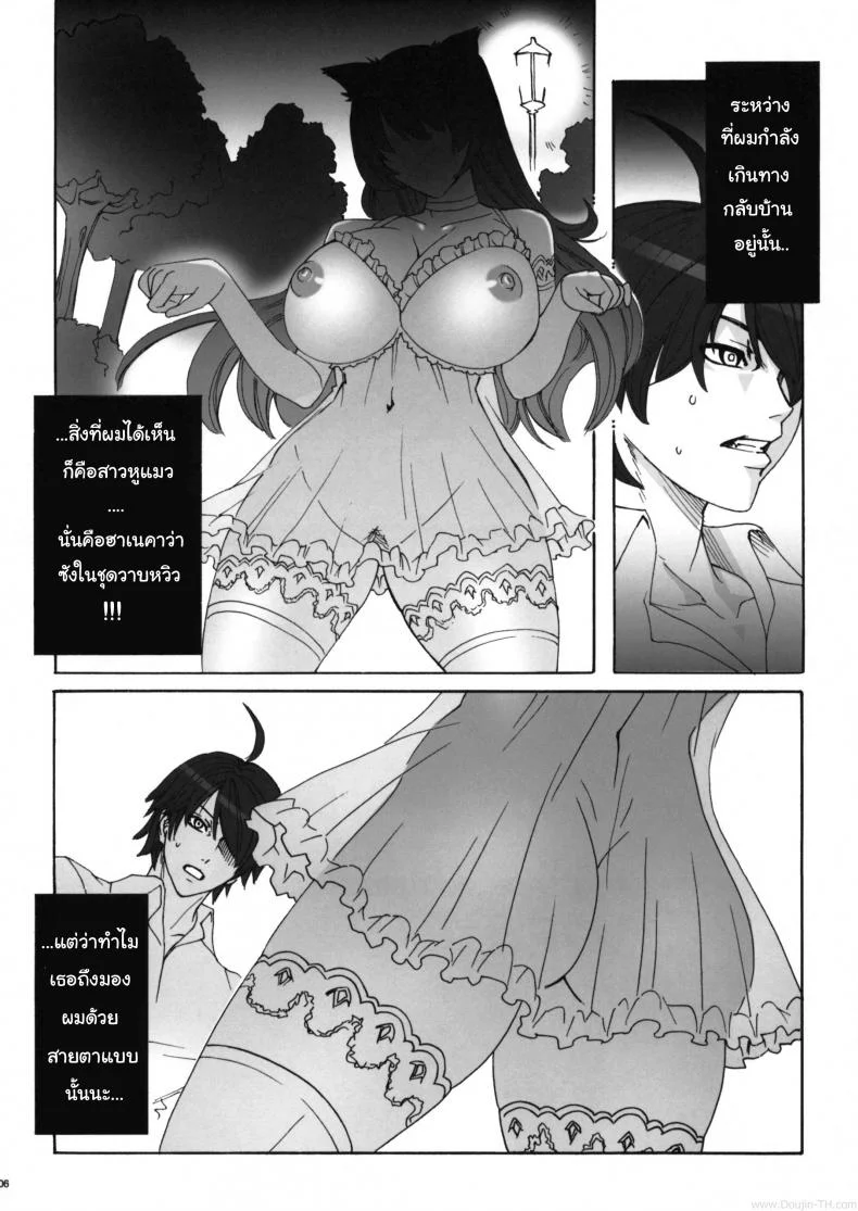 วิญญาณแมวยึดร่างสาว [Fei] Soumonogatari Sono Ni (Bakemonogatari) หน้า 4