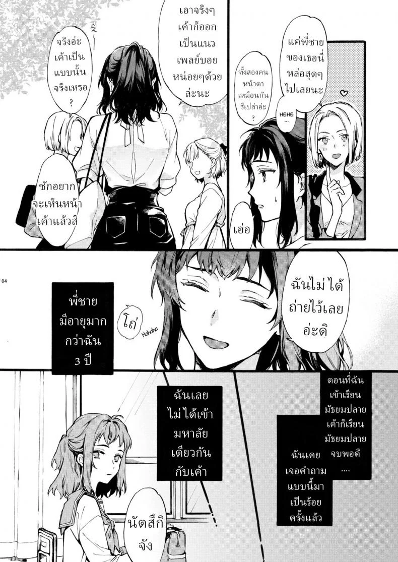 ตานั่นน่ะ ไม่ใช่แฟน ของฉันหรอก [ClockLord (Suzushiro Nerita)] Kono Hito Kareshi ja Arimasen!! ~Shinomura Kyoudai no Jijou~ This Guy is NOT my Boyfriend!! ~The situation of the Shinomura siblings~ตานั่นน่ะ ไม่ใช่แฟน ของฉันหรอก 1 หน้า 4