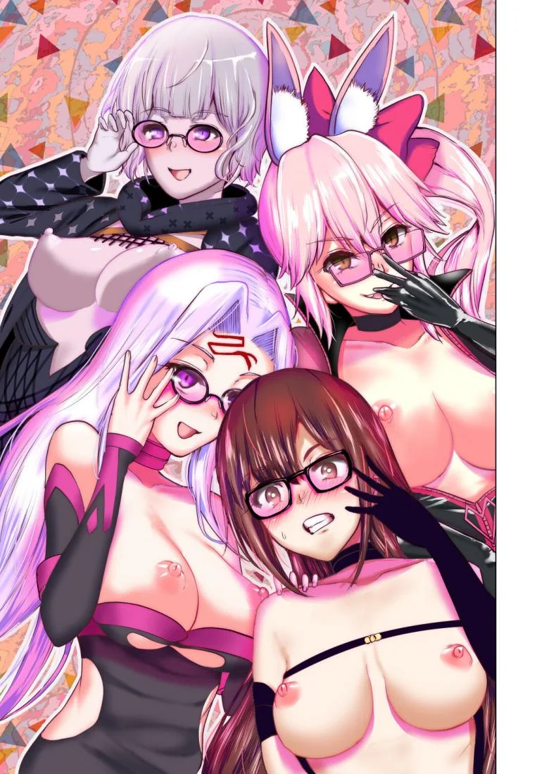 บริการจากสาวแว่นคนรับใช้ [Yosinobu] 4-nin no Echi-teki na Megane-tachi (FateGrand Order) หน้า 20