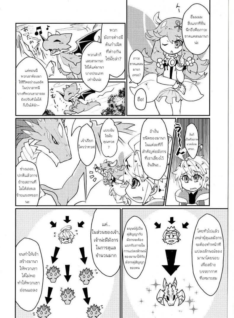 ปาฎิหารย์รักต่างพันธุ์ [Nanikaga. (Shiokake)] Dorajuukon!? (Dragalia Lost) หน้า 4