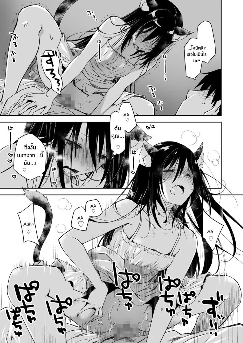 ค่ำคืนของเเมวติดสัด [Ponkotsu Works] Uchi no Neko ga Hatsujouki de Nekasete Kurenai Our Housecat Is In Heat, So Nobody Gets To Sleep หน้า 17