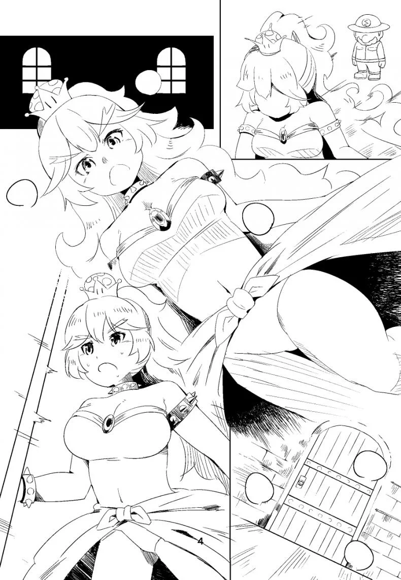 มงกุฎ เปลี่ยนเป็นสาว [Getsuyoubi no Brenda (Peat Lock)] Koopa Hime to Teresa Hime no Tekitou Hon (Super Mario Bros.) หน้า 4