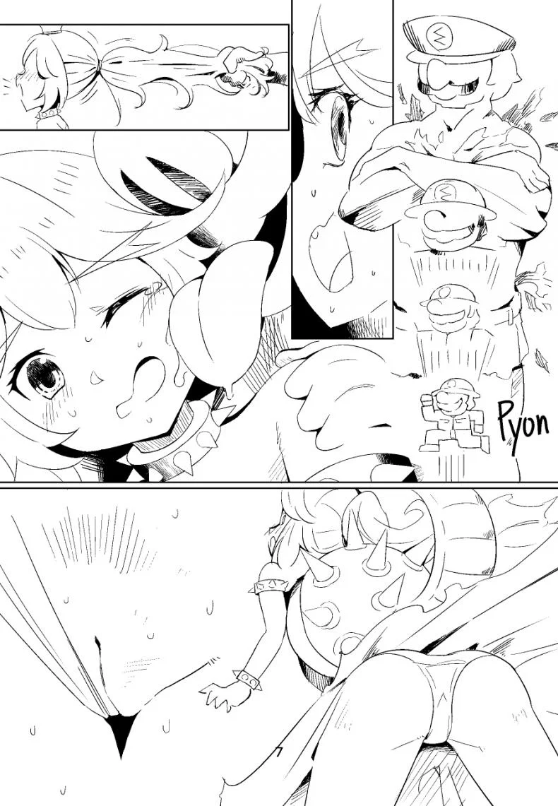 มงกุฎ เปลี่ยนเป็นสาว [Getsuyoubi no Brenda (Peat Lock)] Koopa Hime to Teresa Hime no Tekitou Hon (Super Mario Bros.) หน้า 7