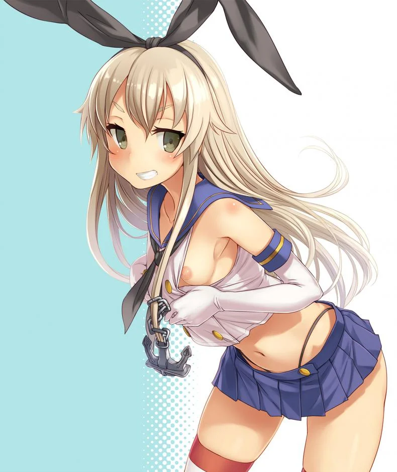 ชิมาคาเซะกับผู้การ...ยักษ์ (C92) [AskRay (Bosshi)] Shimakaze-chan to Teitoku no Ookina Shimakaze With Admirals Big... (Kantai Collection -KanColle-) หน้า 11