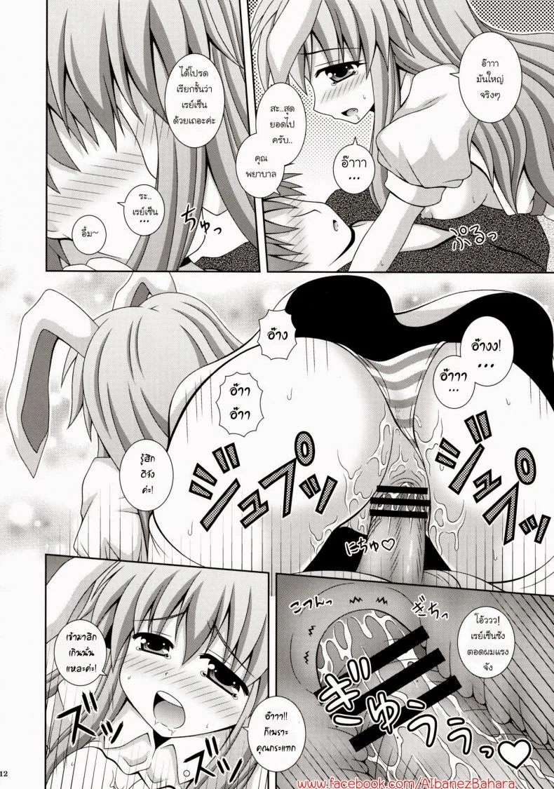 พยาบาลหูกระต่าย (HARUCC17) [I'm (Nagana Sayui)] Udonge Ganbarimasu (Touhou Project) หน้า 11