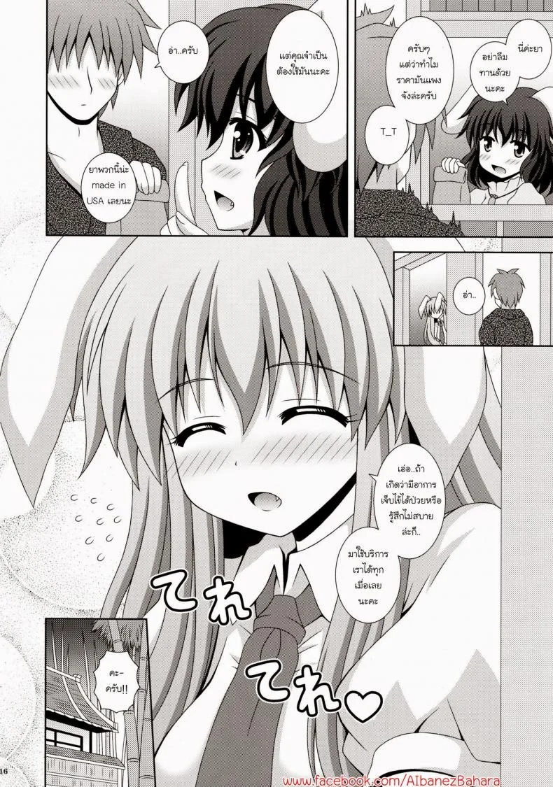 พยาบาลหูกระต่าย (HARUCC17) [I'm (Nagana Sayui)] Udonge Ganbarimasu (Touhou Project) หน้า 14