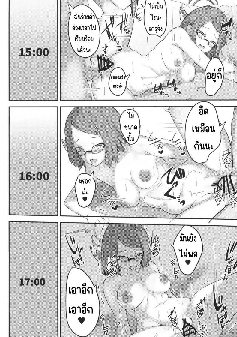 ระวังเรื่องที่ดูดีเกินไป (C102) [Breakthrough (Yakko)] Umai Hanashi hodo Ki o Tsukero! (Blue Archive) หน้า 11