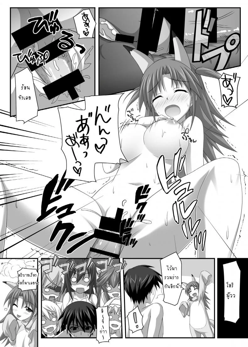 อาบน้ำเสร็จ รีดน้ำต่อ [KOJI2 (Tsuda Akira)] Nohohon Biyori+ (IS <Infinite Stratos>) หน้า 12