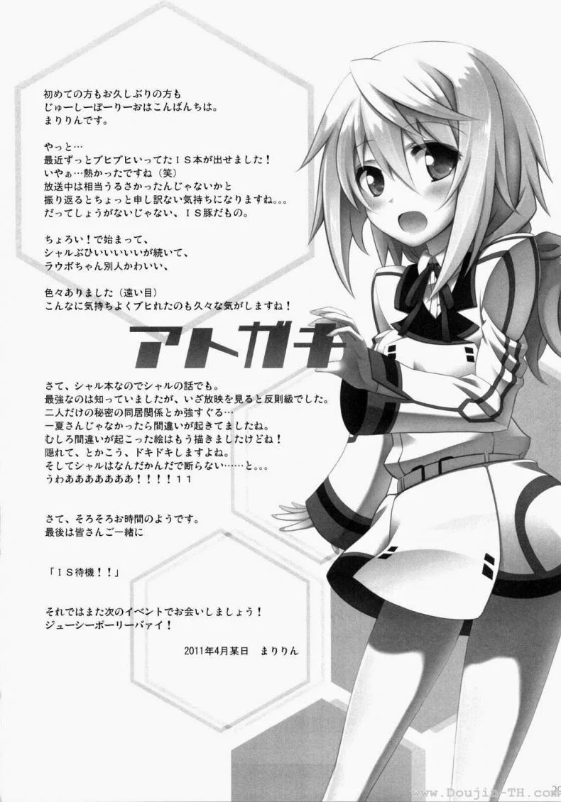 ปฏิบัติการรักจักรกลทะยานฟ้า Infinite Stratos - Ichika no Hentai หน้า 28