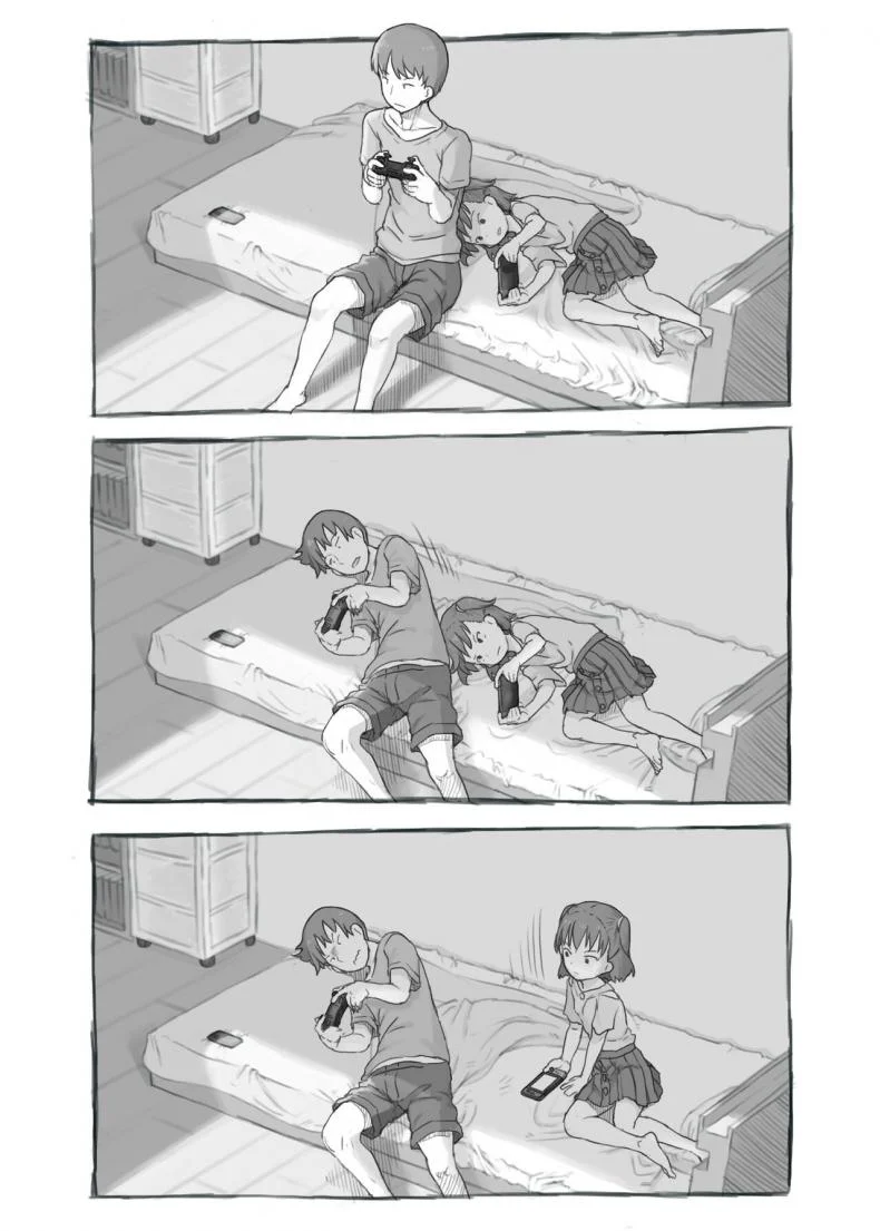 พี่ชายชักว่าว น้องสาวตกเบ็ด [Kuromahou Kenkyuujo (Nukaji)] Imouto to Nuku Fap Sessions with my Little Sister! หน้า 6