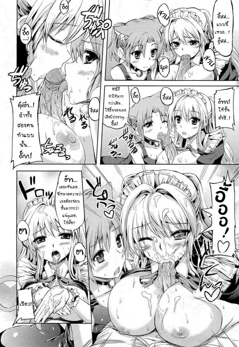 เมดกะเหมียวขอเกี่ยวหัวใจ [Kamishiro Ryu] School Maid หน้า 11