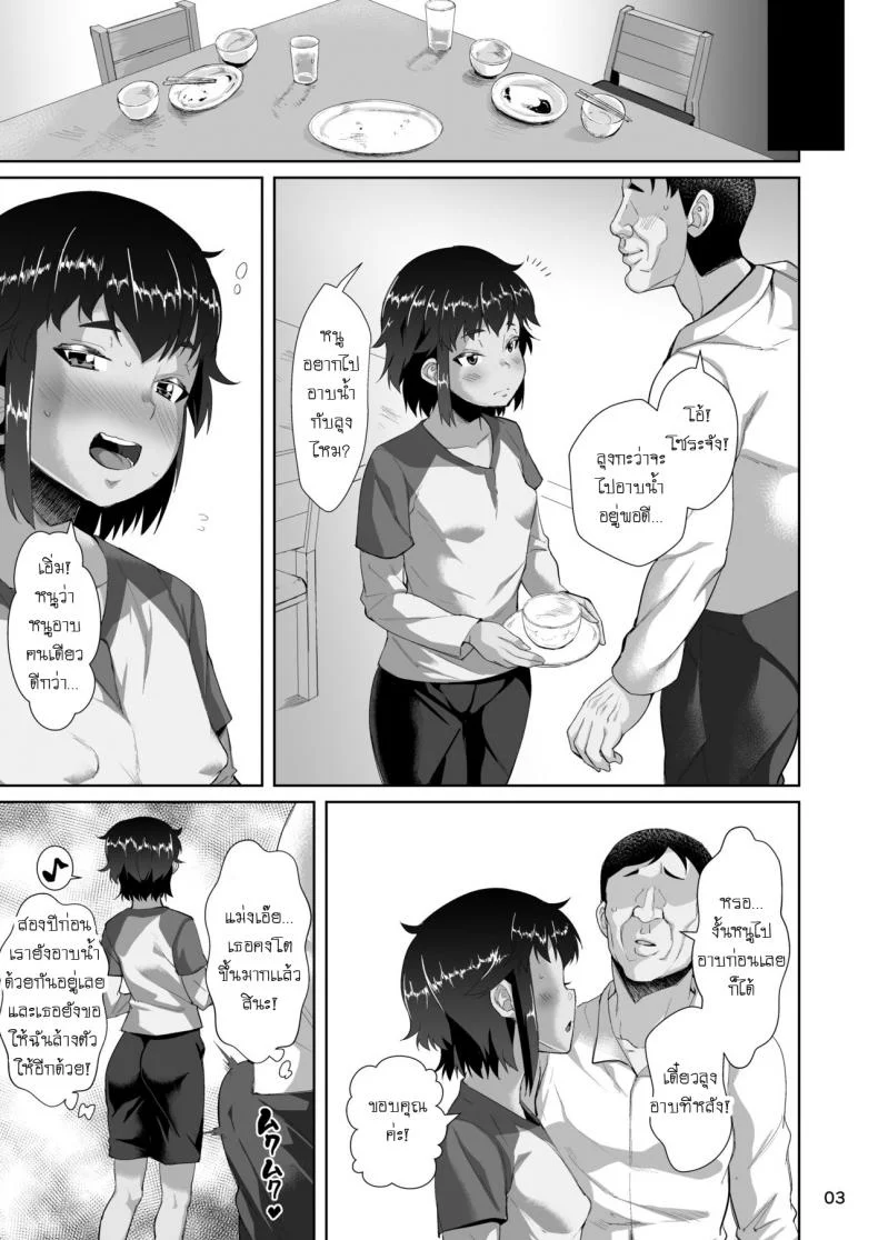 แอบอึ้บเบาๆ แต่เอานานๆ [Sayryu] Tomari ni Kita Meikko ni Tanetsuke Suru Hanashi หน้า 4