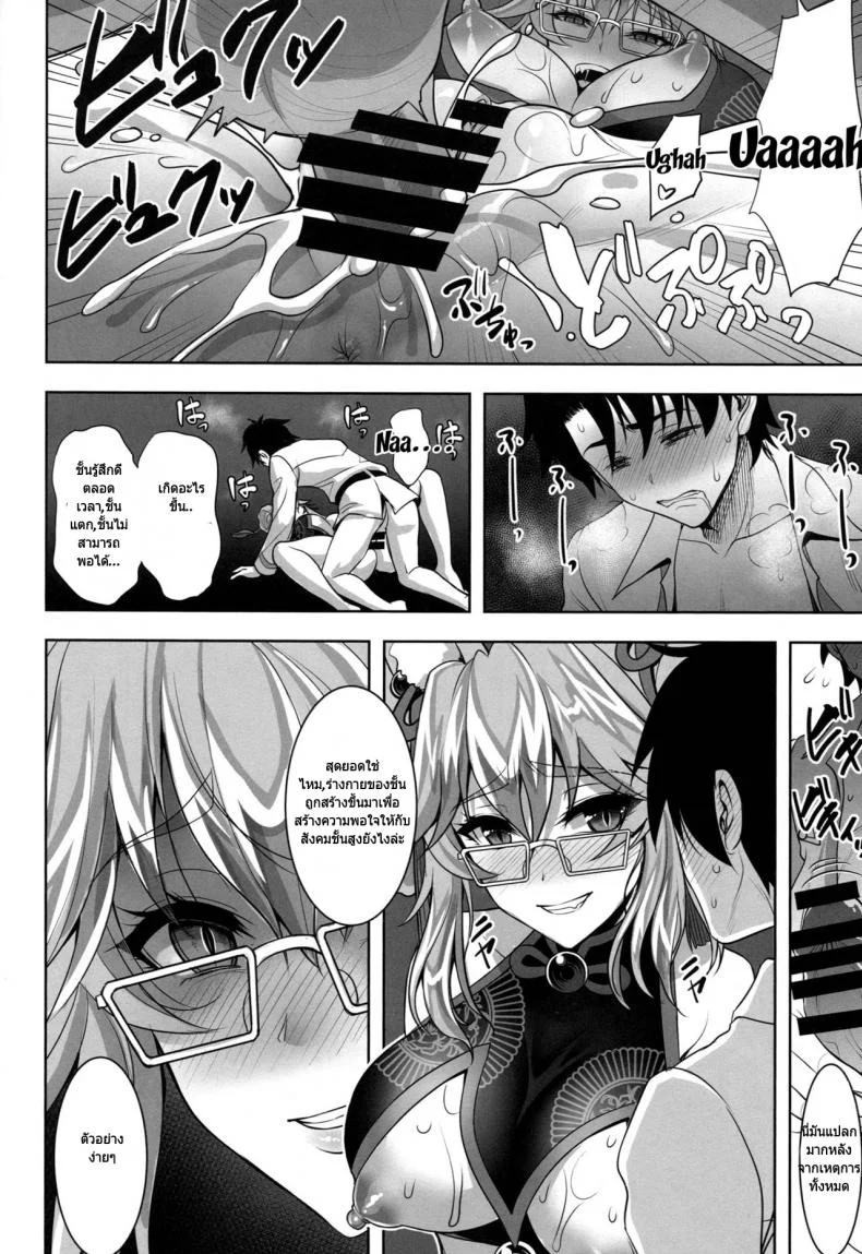 คนในไม่บอก คนนอกไม่รู้ (C95) [Yohsyuan (Son Yohsyu)] Cojanskaya ni Rouraku Sareru Hon | A Story About Being Enticed By Cojanskaya (Fate/Grand Order) หน้า 15