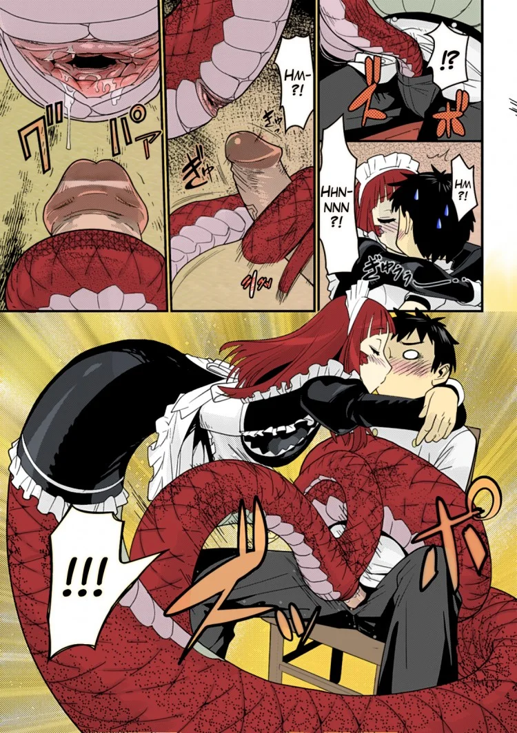 เมดคาเฟ่ของสาวมอน [Kuroshiki] Mon Cafe Yori Ai o Kominute | With Love, the Monster Cafe (Bessatsu Comic Unreal Monster Musume Paradise Vol. 4)[Kuroshiki] Mon Cafe Yori Ai o Kominute | With Love, the Monster Cafe (Bessatsu Comic Unreal Monster Musume Paradise Vol. 4) หน้า 9