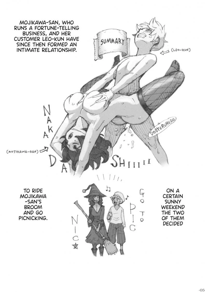 อย่าแหยมกับแม่มด [Naivta (Nishi Yoshiyuki)] Majo wa Kekkyoku Sono Kyaku to The Witch Ended Upอย่าแหยมกับแม่มด 2 หน้า 4