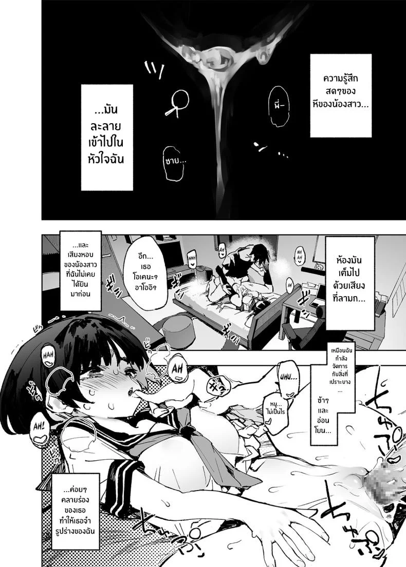 อดีต 3 ปีที่ปิดกั้นไว้ [Hyoco Road (Hyocorou)] Ichinengo, Ore no Ko o Haramu Imouto no Kirokuอดีต 3 ปีที่ปิดกั้นไว้ 1 หน้า 23
