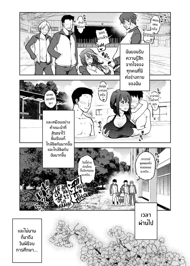 เปิดเทอมใหม่[Yukikagerou (Magura Ene, KANZUME)] Komori-sensei wa Komoranai หน้า 23