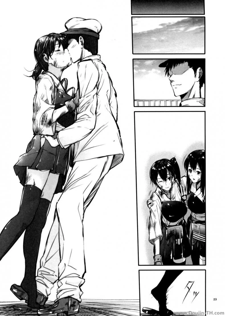 เมื่อผู้การนอกใจ [Mikuni Mizuki] Kono Mune No Takanari Wo (Kantai Collection) หน้า 21