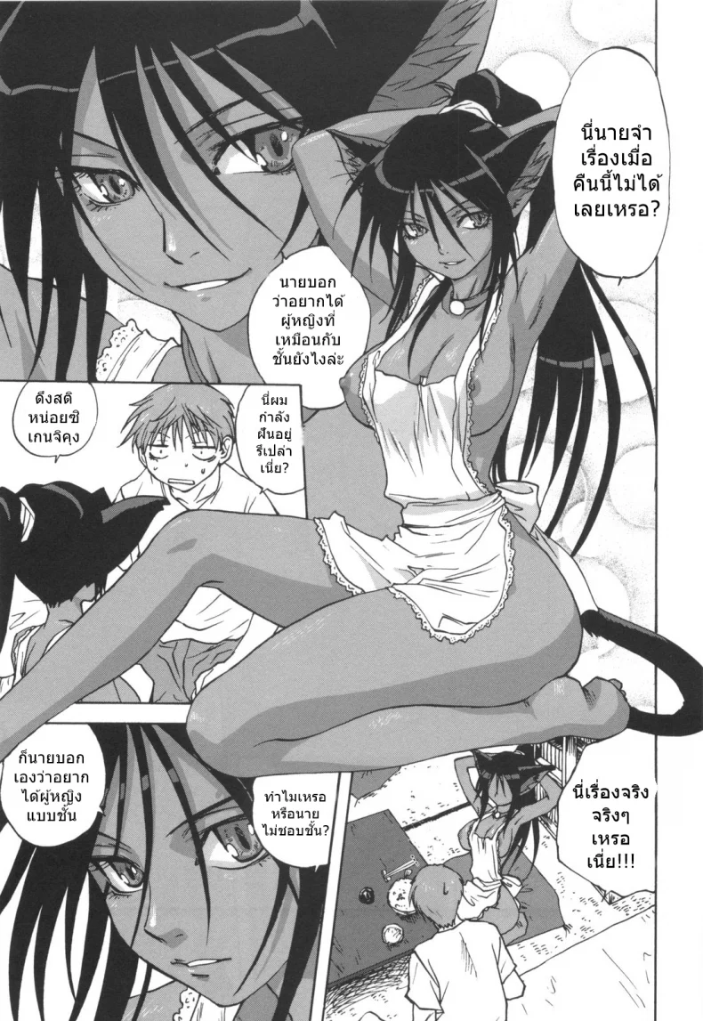 เป็นชั้นได้ซิน่ะ [Mitarashi kousei] Black Cat Crossing หน้า 5