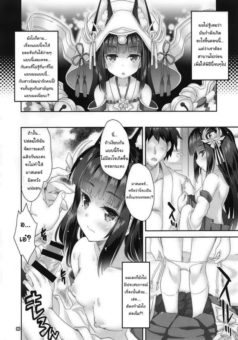 งานแต่งงานของผมกับนากาโตะ (C97) [Magic Private Eye (Mitsuki Mantarou)] Koko Senkan Nagato ga Yomeiri suru Toki That Time When Foxgirl Battleship Nagato Got Married (Azur Lane) หน้า 4
