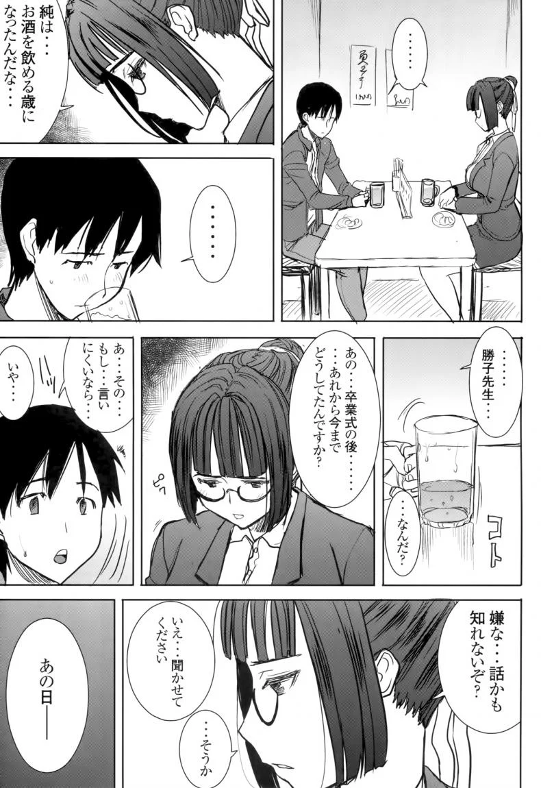 เรื่องไม่หวานของจารย์สาว [Namakemono Kishidan (Tanaka Aji)] UnSweet Kurose Katsuko Plus Are Karaเรื่องไม่หวานของจารย์สาว 5 [ ยังไม่แปล ] หน้า 9