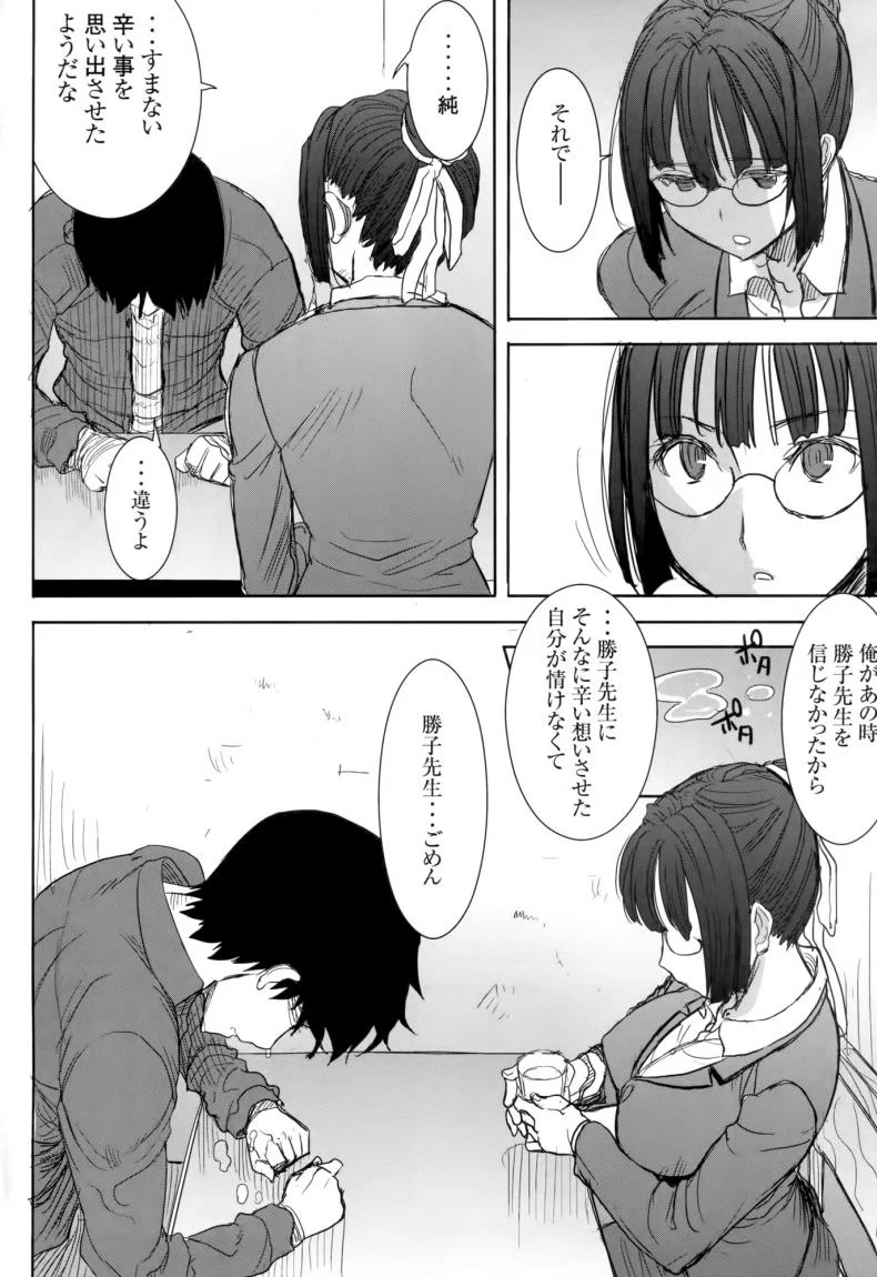 เรื่องไม่หวานของจารย์สาว [Namakemono Kishidan (Tanaka Aji)] UnSweet Kurose Katsuko Plus Are Karaเรื่องไม่หวานของจารย์สาว 5 [ ยังไม่แปล ] หน้า 24
