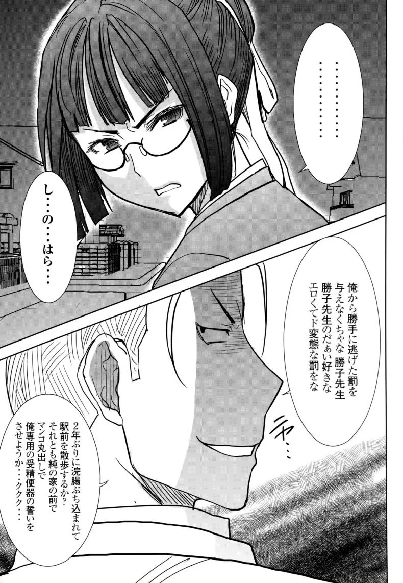 เรื่องไม่หวานของจารย์สาว [Namakemono Kishidan (Tanaka Aji)] UnSweet Kurose Katsuko Plus Are Karaเรื่องไม่หวานของจารย์สาว 5 [ ยังไม่แปล ] หน้า 55