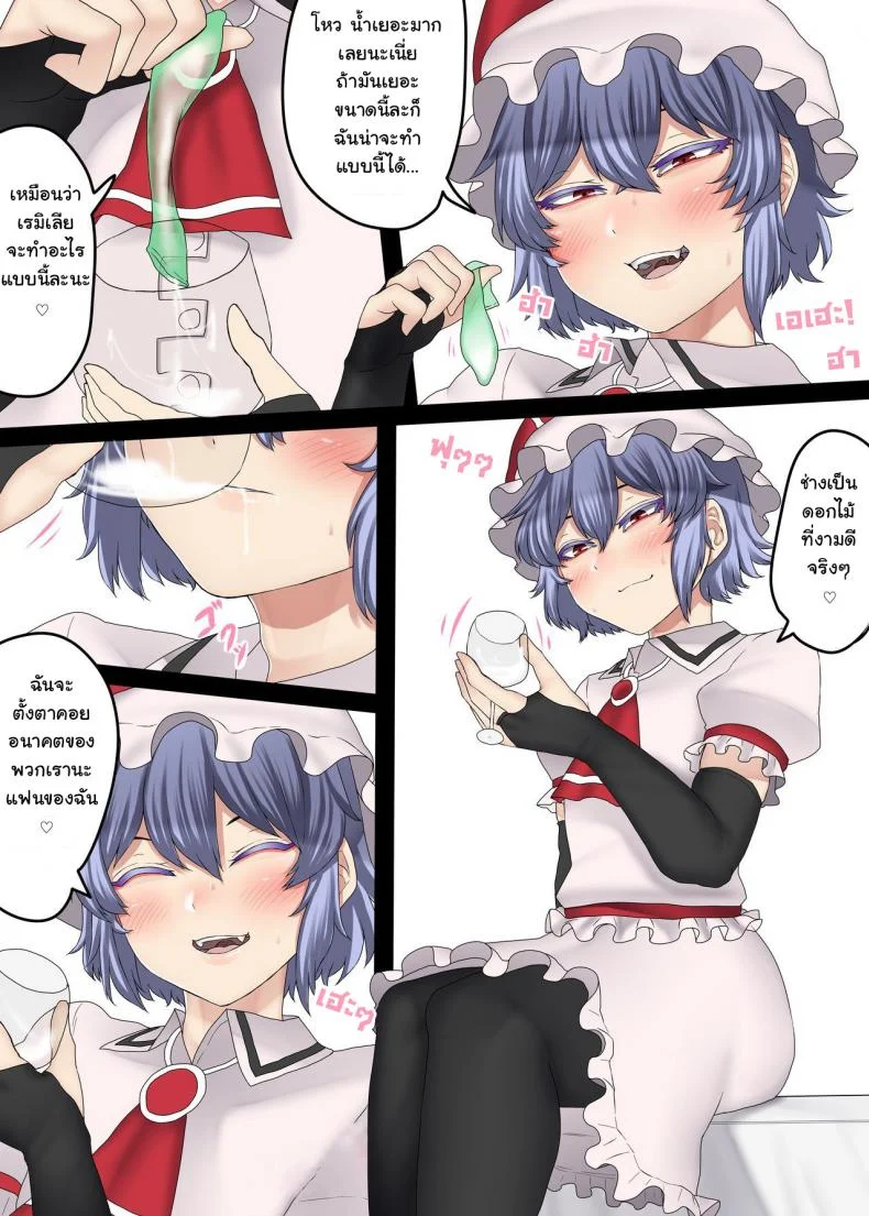 มีแฟนแบบนี้อิจฉาไหมละ [Nicutoka Tabete Mitainaa... (nicutoka)] Boku no CJD Kanojo ♂ (Touhou Project) หน้า 11