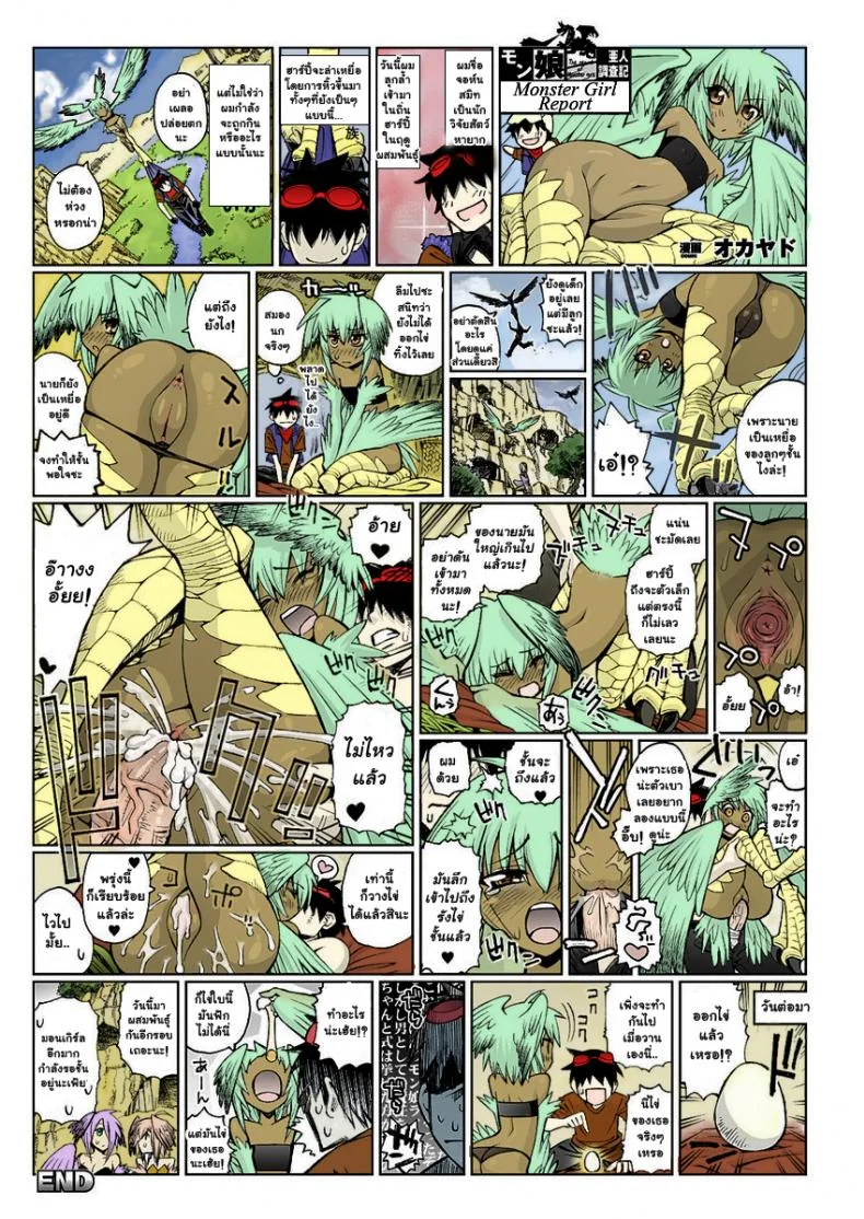 ลองกับสาวสายพันธุ์ใหม่ [Okayado] Monster Girl Report | Monster Musume Report หน้า 4
