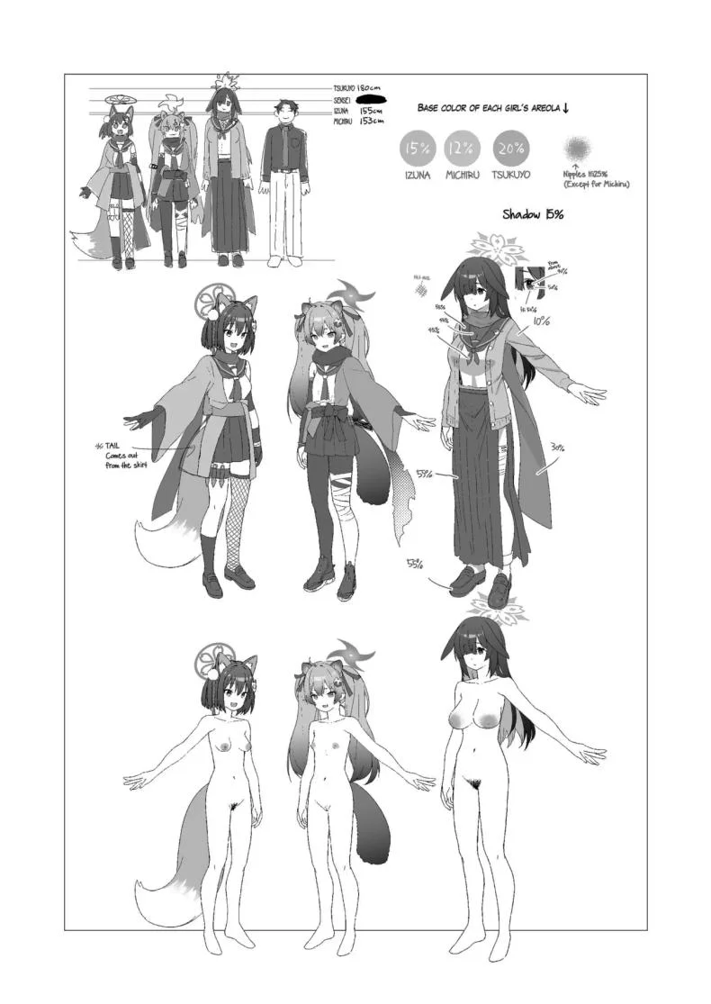 ฝึกพิเศษแก๊งนินจาสาว [kokumaro soymilk (Auman Zureedus)] Sukitooru You na Sekaikan nanoni Vol 03  A Transparent-like World View Vol 03 (Blue Archive) หน้า 26