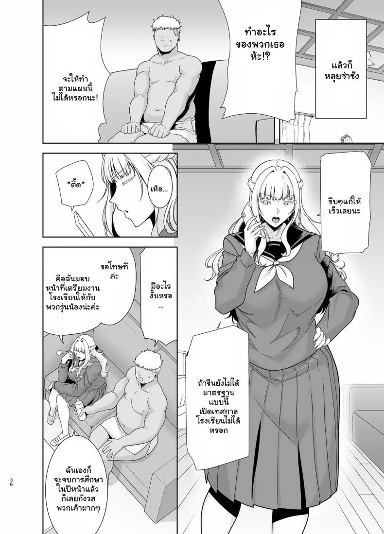 อยากปลดหนี้ ต้องปี้สาว (C97) [DOLL PLAY (Kurosu Gatari)] Seika Jogakuin Koutoubu Kounin Sao Oji-sanอยากปลดหนี้ ต้องปี้สาว 5 หน้า 35