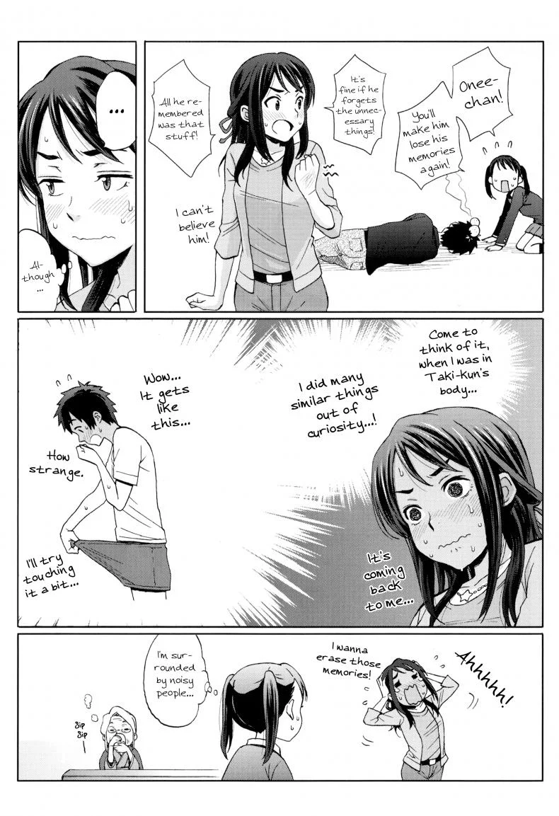 วันก่อนเขา วันนี้เธอ (C92) [Local Kintas (Coelacanth)] & and & (Kimi no Na wa.) หน้า 30