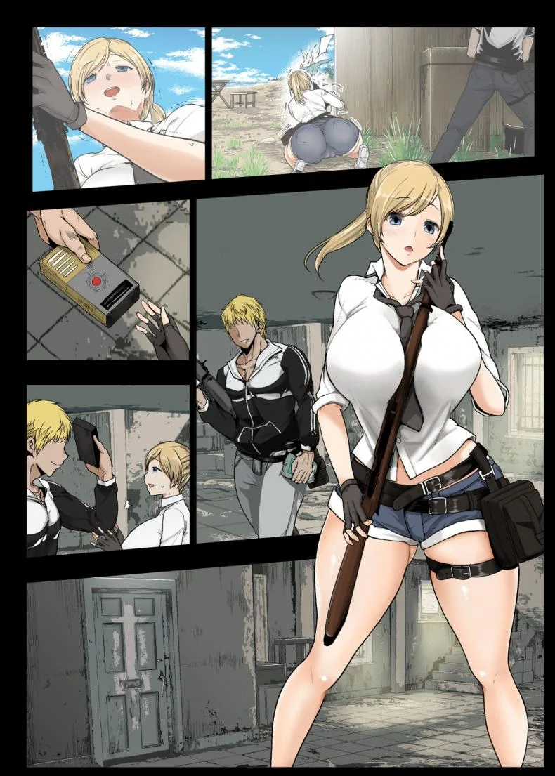 [โดจิน PUBG] [Aomizuan (Shimantogawa)] Geneki Joshidaisei to, Iyarashii Donkatsu (PlayerUnknown's Battlegrounds) หน้า 57