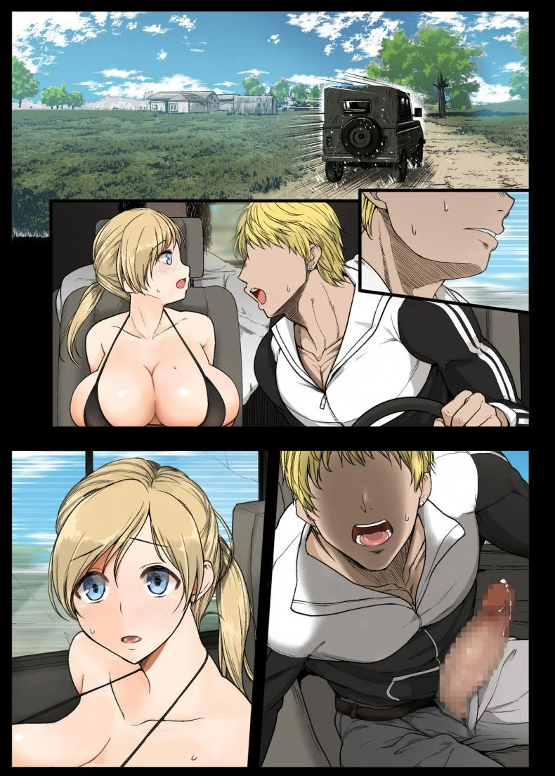 [โดจิน PUBG] [Aomizuan (Shimantogawa)] Geneki Joshidaisei to, Iyarashii Donkatsu (PlayerUnknown's Battlegrounds) หน้า 62