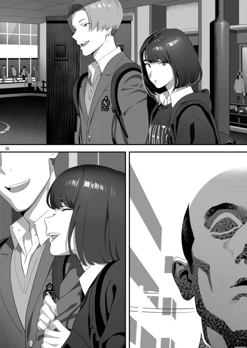 มีสาว JK มาหลบที่บ้าน [Hito no Fundoshi (Yukiyoshi Mamizu)] Tonari no JK ni Odosarete Irihiraretemasuมีสาว JK มาหลบที่บ้าน 3 หน้า 24