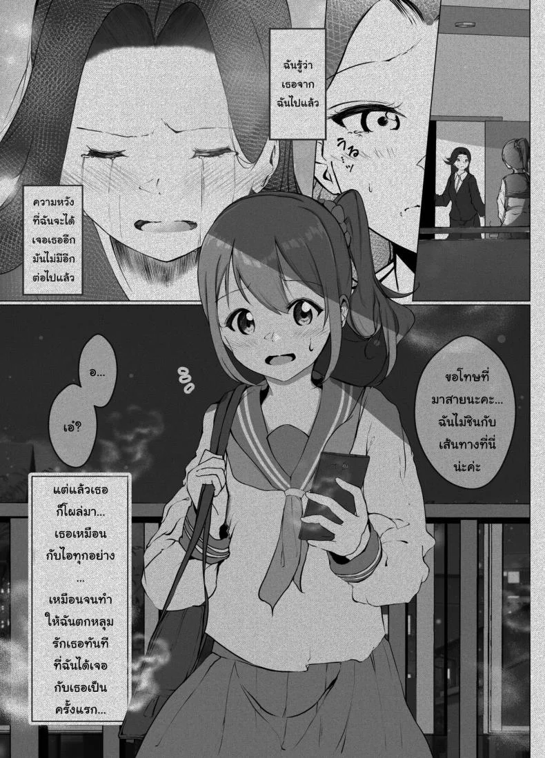 แค่ช่วงเวลานี้ก็พอแล้ว [Marukana Seimen (Shirashira)] Karitai Kanojo to Kieta Kimi หน้า 28