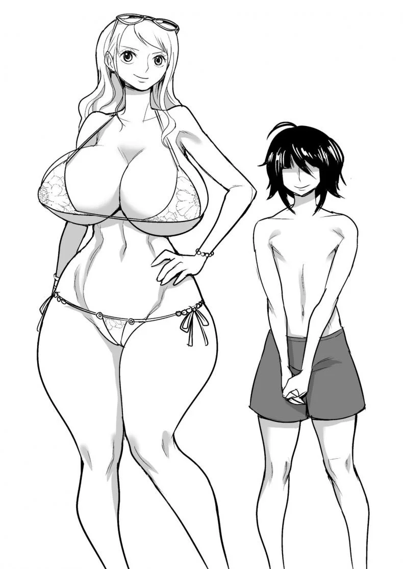 เที่ยวพักผ่อนของสาวๆกลุ่มหมวกฟาง[REM9 (Hamiltan)] Namirobi One Shota Vacation (One Piece) หน้า 4