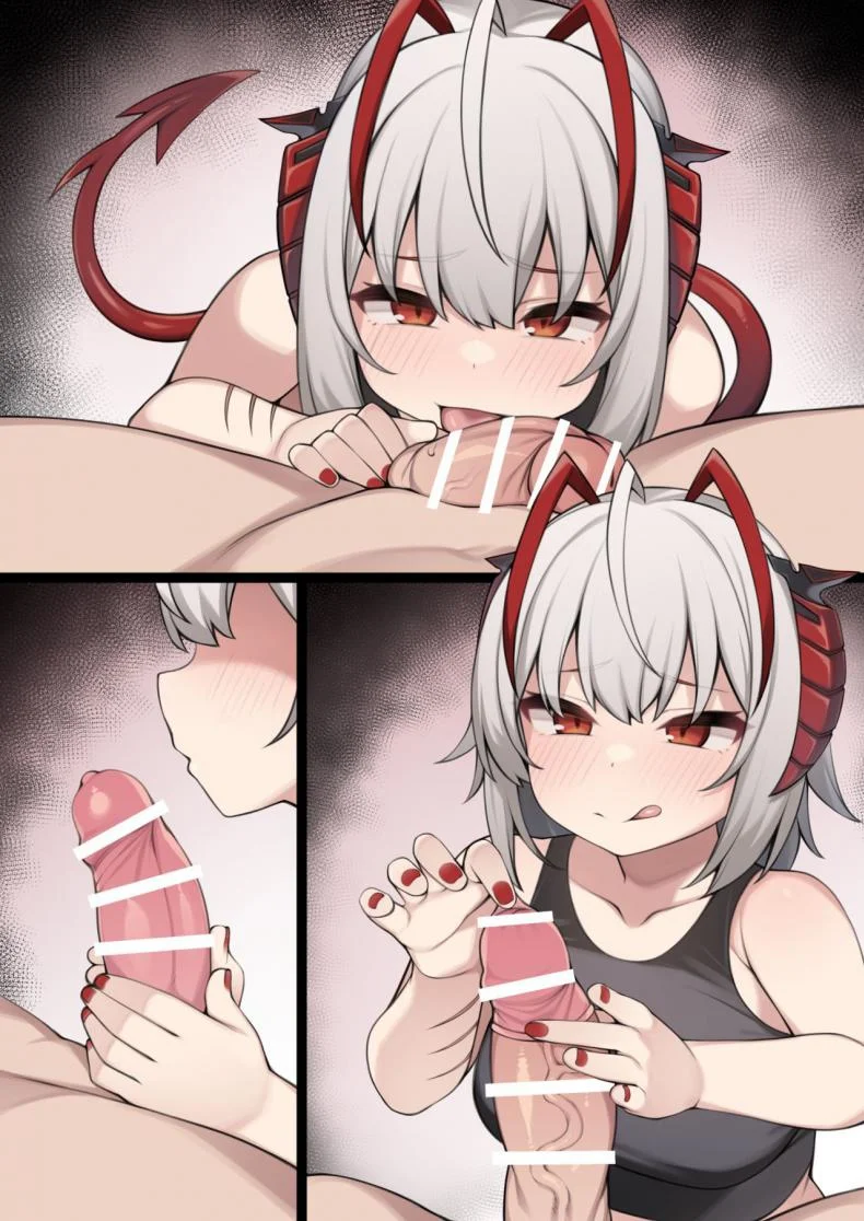 เป็นฝ่ายโดนข่มขืนแทน [Moo] Yasashii W ni Gyaku Rape Sareru Mousou E  An Illustration Depicting the Fantasy of Being Reverse-Raped by a Kind W (Arknights) หน้า 8