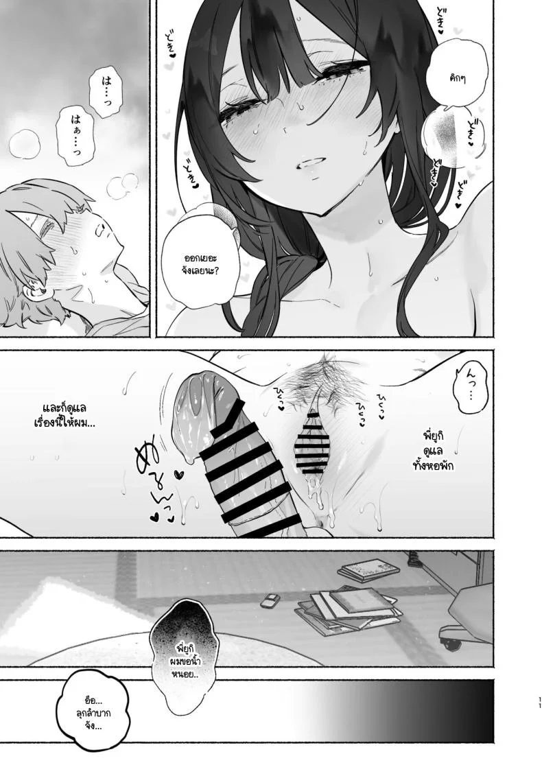 ชีวิตในหอพัก [Yuzuya (Yuzuha)] Boku no Geshuku Seikatsu ni Tsuite + Yuzuya no Usui Hon 2023 Fuyu Boku no Geshuku Seikatsu ni Tsuite Nenmatsu no Daisouji Henชีวิตในหอพัก 2 หน้า 10