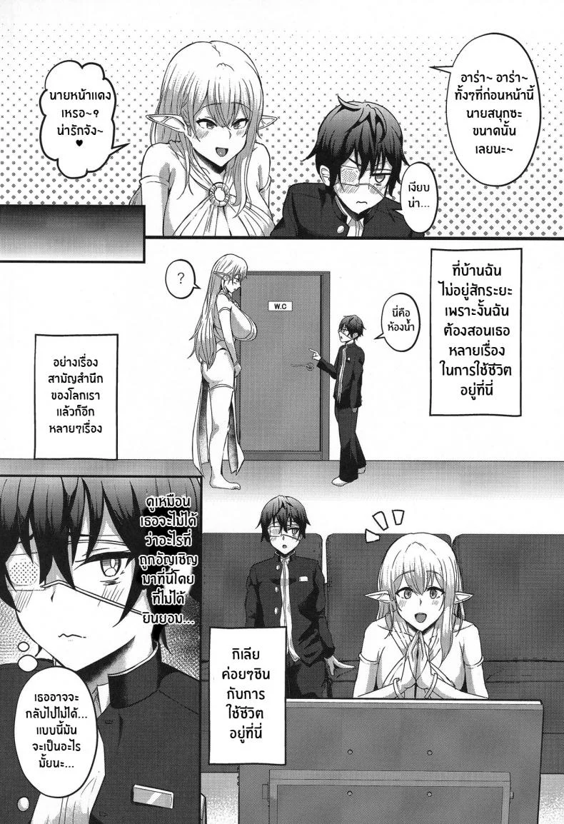 เอลฟ์ที่ถูกอัญเชิญจากต่างโลก(C100) [CICADA (Vallos)] Boku no Heya ni Shoufu no Elf o Shoukan Shite Shimatta หน้า 11