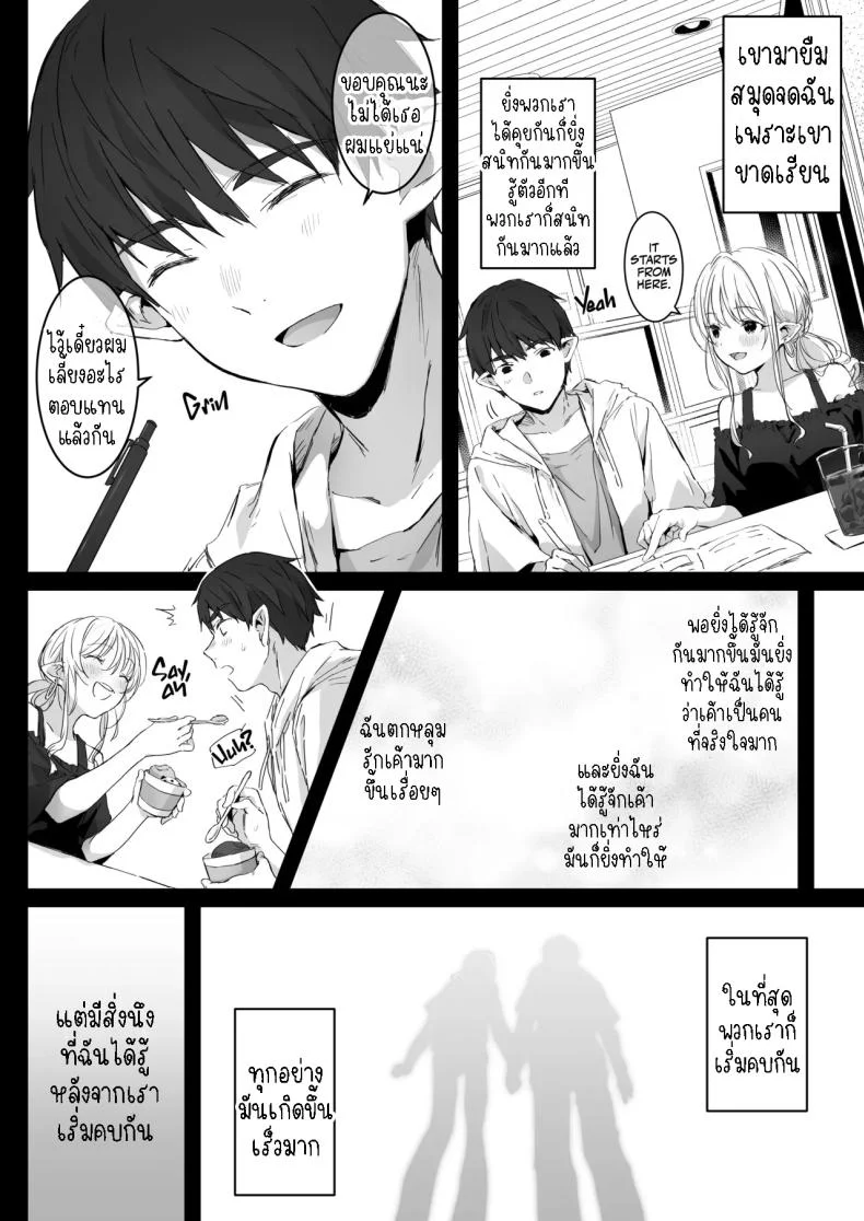 แฟนหนุ่มแสนดี จัดหนักจัดเต็ม[Rockydou (Akane)] Ecchi no Toki Dake, Chotto S. ～Fudan wa Otonashii Kareshi ni Hitasura Yasashiku Semerareru～ หน้า 12