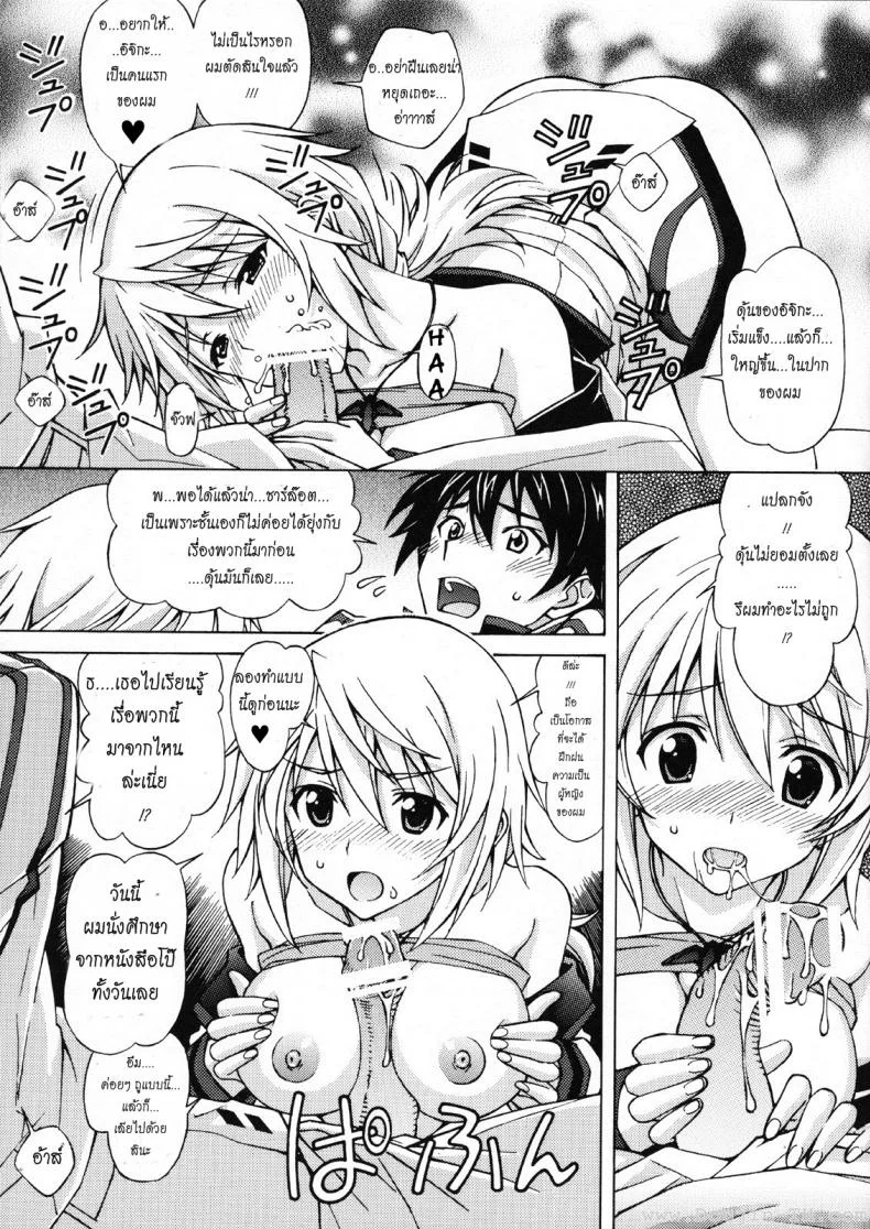 ความลับของสองเรา [Shimekiri Sanpunmae (Tukimi Daifuku)] Charlotte no Okurimono (Infinite Stratos) หน้า 4