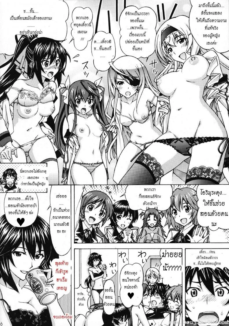 ความลับของสองเรา [Shimekiri Sanpunmae (Tukimi Daifuku)] Charlotte no Okurimono (Infinite Stratos) หน้า 15