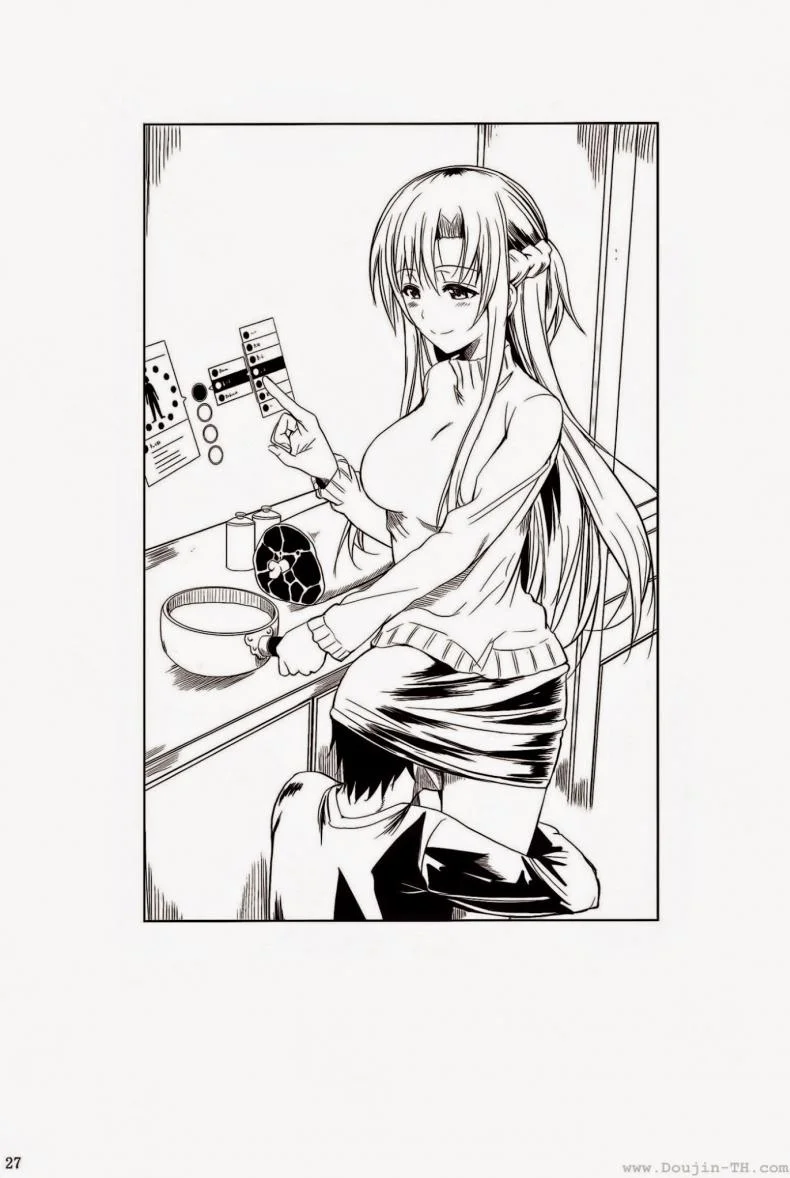 ซอร์ดอาร์ตออนไลน์ - ฮันนีมูนสำราญ [Shoot The Moon (Fuetakishi)] Honeymoon on a Floating Castle (Sword Art Online) หน้า 27