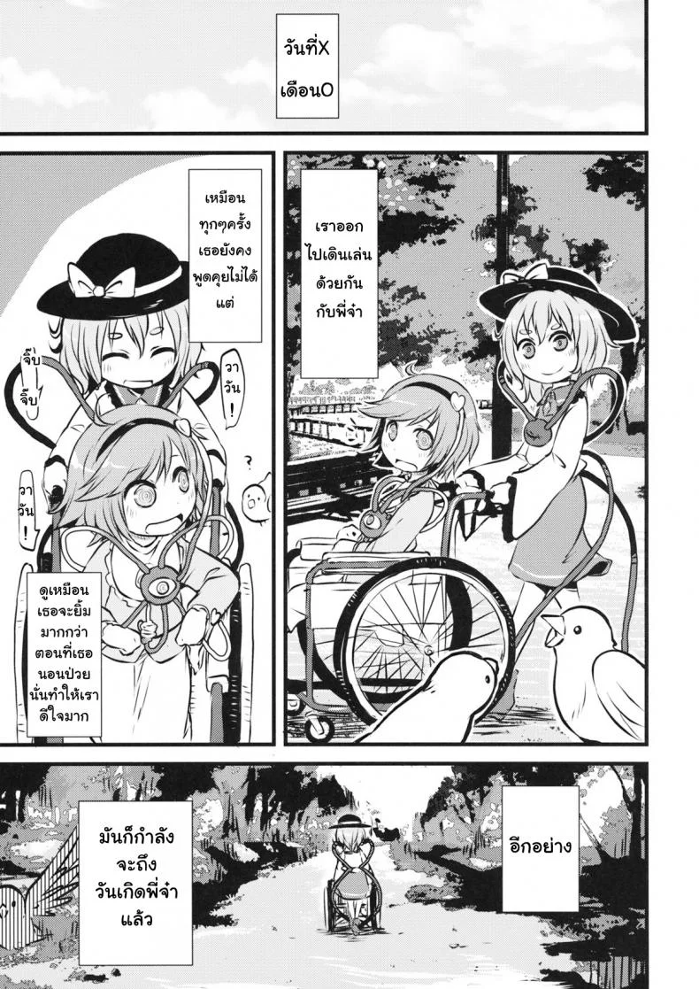 ชีวิตมันสั้น เกินกว่าจะเครียด (Shuuki Reitaisai 2) [02 (Harasaki)] Happy Birthday My Sister (Touhou Project) หน้า 12