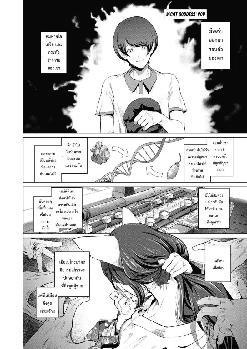 ให้เทพแมวช่วยรีดน้ำ [Suzuhane Suzu] Boy Meets Nyaa God | Boy meets Cat Goddess (COMIC ExE 04) หน้า 8