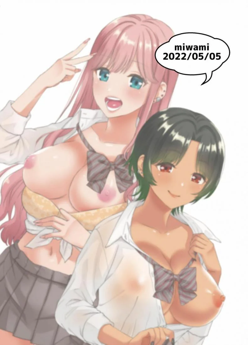 อยู่ๆสาวเเกลก็มาให้จับนม[Miwami (Ono Hiroki)] Gal ni Houkago Oppai Sawatte ku te Sasowareru Hanashi That Time Gyarus Asked Me to Grope their Tits After Class หน้า 44