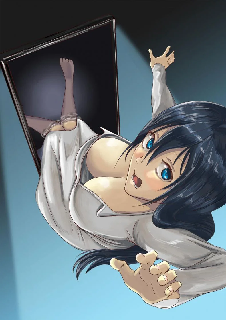 ผีสาว ทะลุจอ [Yonabedou] Tobidasu Kanojo no Tsukamaekata The Outleaping Girl's Capture Method หน้า 26