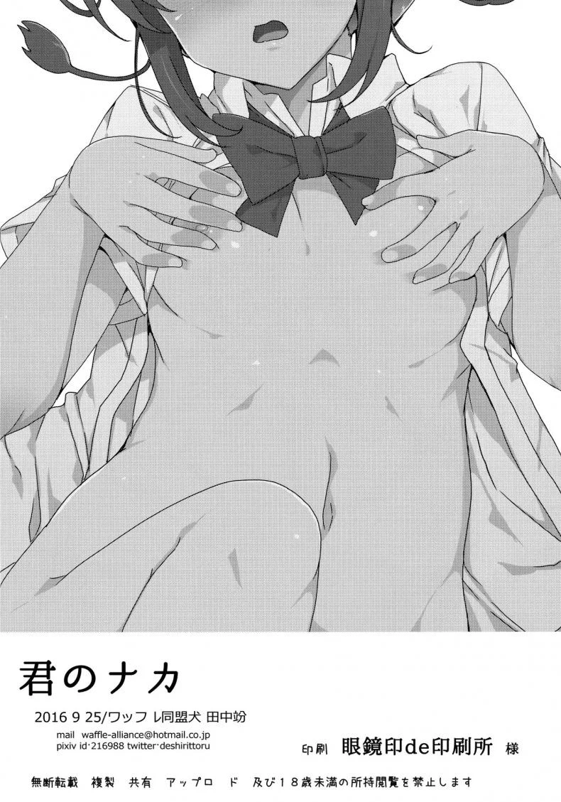 ความฝันทำฉันเปียก [tanaka decilitre] Kimi no Naka. (waffle doumeiken) หน้า 13
