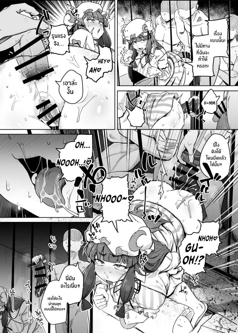 รูสุดลามกของสาวห้องสมุดสุดยิ่งใหญ่[Jikahatsudensho (flanvia)] Ana to Muttsuri Dosukebe Daitoshokan 5 The Hole and the Closet Perverted Unmoving Great Library 5 (Touhou Project) หน้า 10